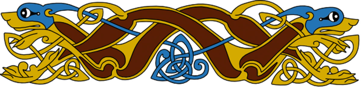 Armanel, conteur celte, entrelac celtique MOB