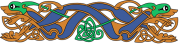 Armanel, conteur celte, entrelac celtique BOV